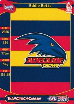 2014 Team Zone AFL Team #126 Eddie Betts Back